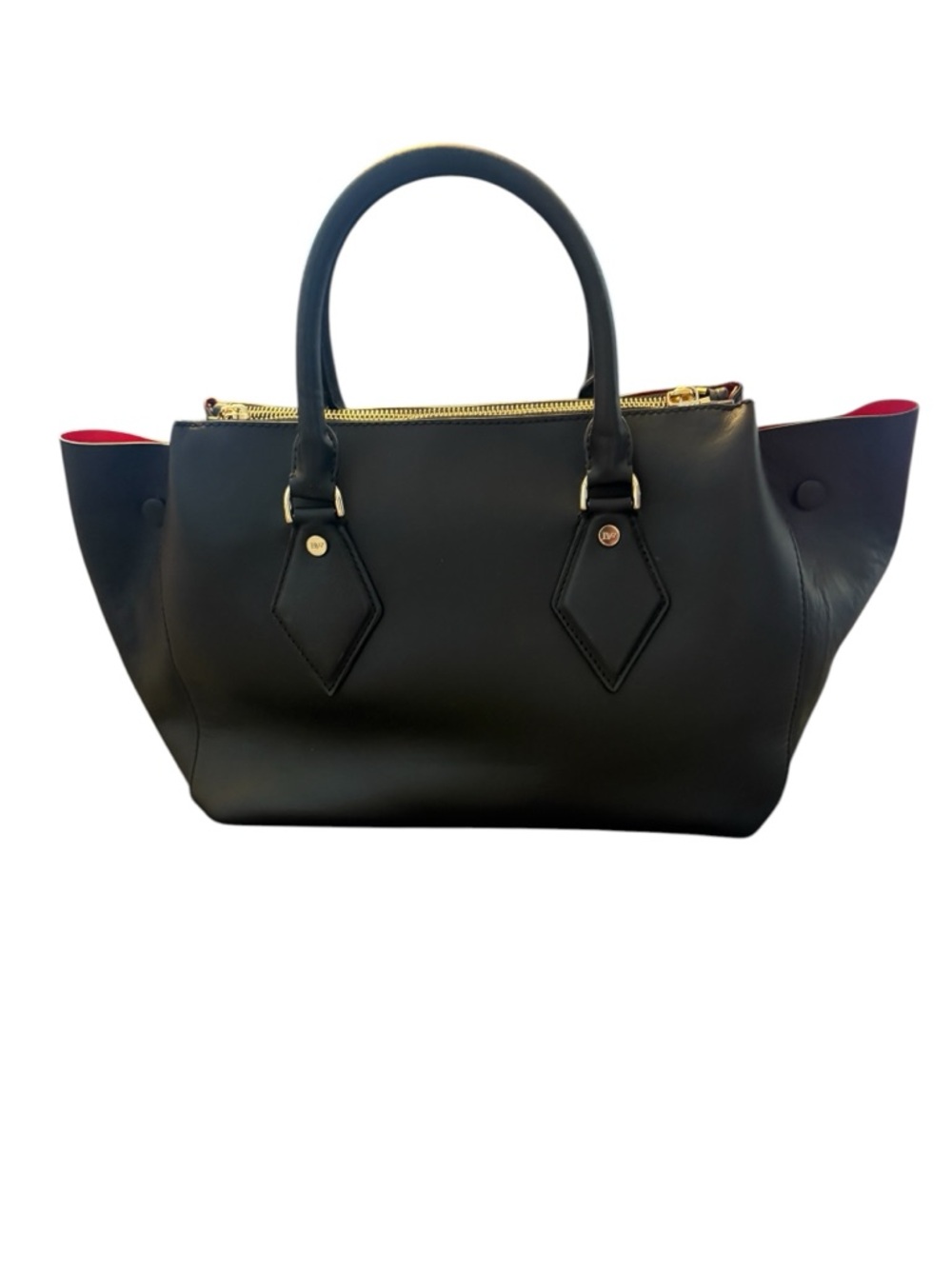 Beautiful black leather purse - Picture 5 of 9